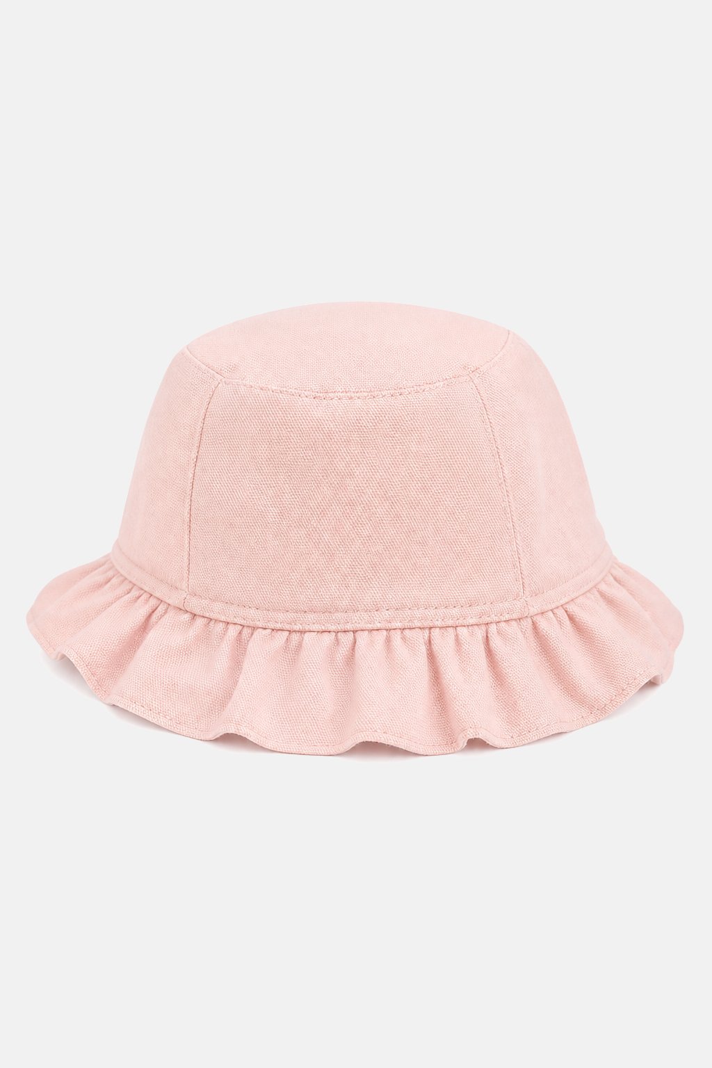 Blush Pink Ruffle Bucket Hat